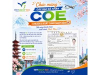 CHÚC MỪNG HỌC VIÊN HOÀN THÀNH CỘT MỐC NHẬN COE NHẬT BẢN